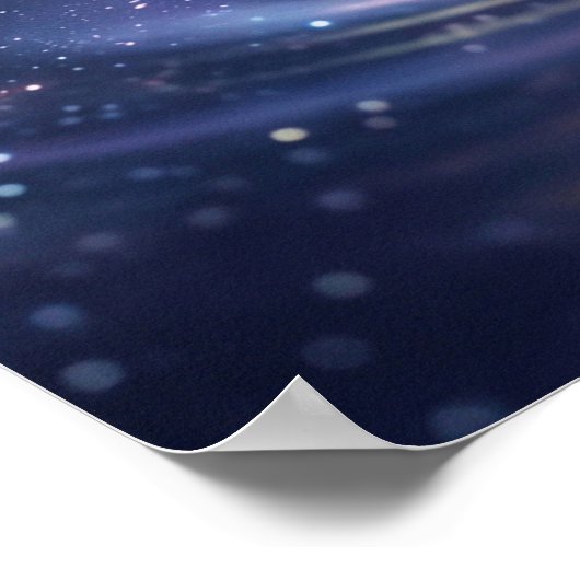 Stellar Dragonfly Cosmic Glow ポスター (角)