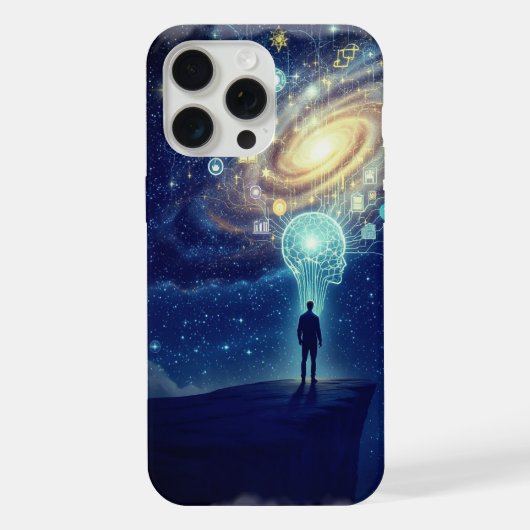 Stellar Mind iPhone 15 Proの最大保護視力 iPhoneケース (裏面)