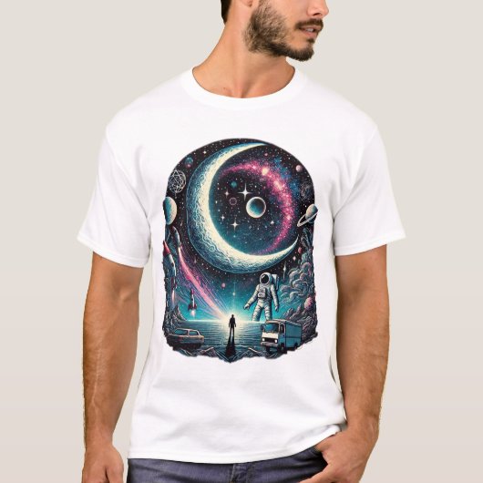 Stellar Odyssey: Gravity's Envehes & Whispers of t Tシャツ (正面)