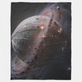 Stellar Path – Journey Through the Universe フリースブランケット (正面)