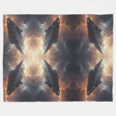 Stellar Path – Journey Through the Universe´13 フリースブランケット (正面(横))