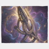 Stellar Path – Journey Through the Universe´14 フリースブランケット (正面(横))