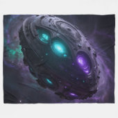 Stellar Path – Journey Through the Universe´1 フリースブランケット (正面(横))