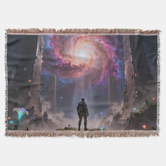 Stellar Path – Journey Through the Universe´3 スローブランケット (正面)