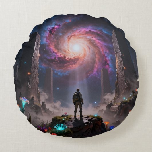 Stellar Path – Journey Through the Universe´3 ラウンドクッション (正面)