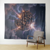 Stellar Path – Journey Through the Universe´4 タペストリー (インサイチュ(横))