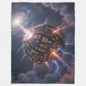 Stellar Path – Journey Through the Universe´4 フリースブランケット (正面)