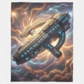 Stellar Path – Journey Through the Universe´5 フリースブランケット (正面)