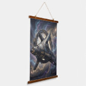 Stellar Path – Journey Through the Universe´7 吊り下げ型タペストリー (傾斜あり)