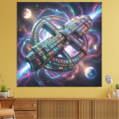 Stellar Path – Journey Through the Universe´8 キャンバスプリント (インサイチュ (リビング))