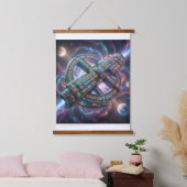 Stellar Path – Journey Through the Universe´8 吊り下げ型タペストリー (寝室)