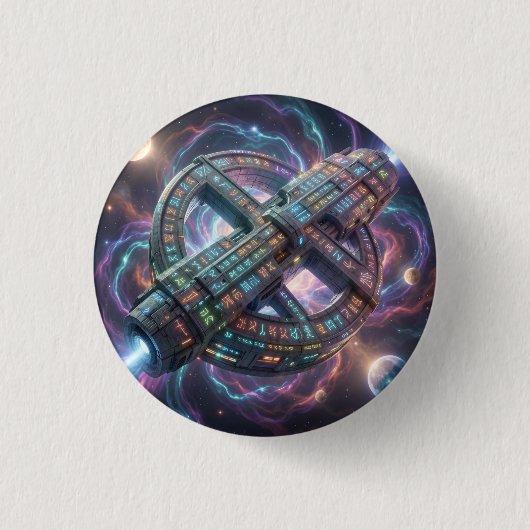 Stellar Path – Journey Through the Universe´8 缶バッジ (正面)