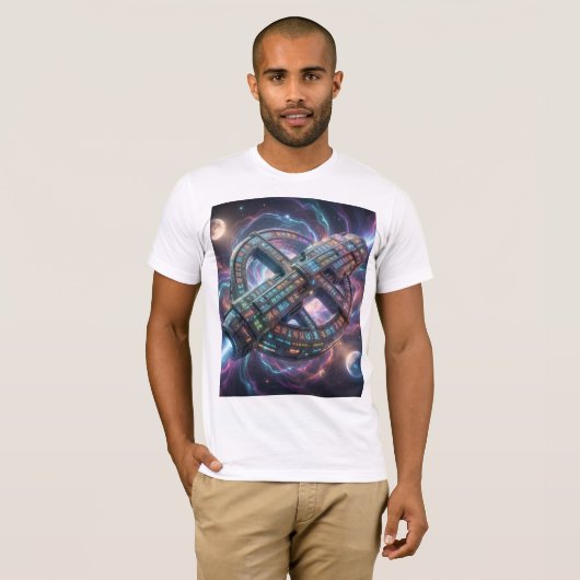 Stellar Path – Journey Through the Universe´8 Tシャツ (正面フル)