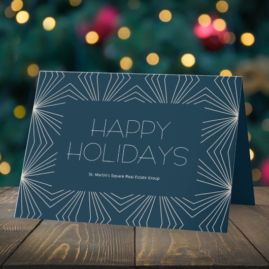 Stellar Skies Happy Holidays Corporate カード