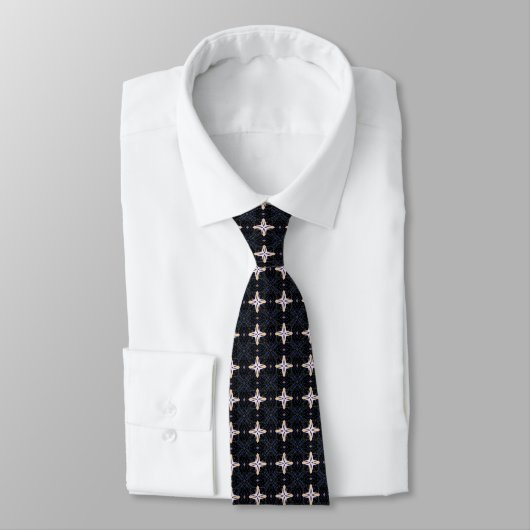 Stellar Stars Black Neck Tie ネクタイ (タイ)