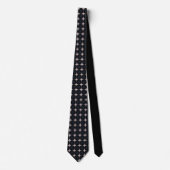 Stellar Stars Black Neck Tie ネクタイ (正面)