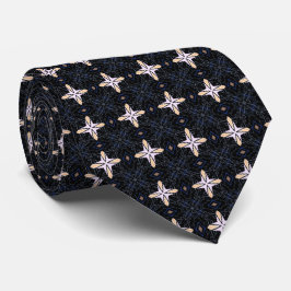 Stellar Stars Black Neck Tie ネクタイ