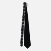 Stellar Stars Black Neck Tie ネクタイ (裏面)