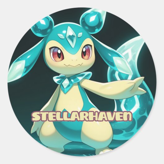 StellarHaven - Rigoステッカー01 ラウンドシール (正面)