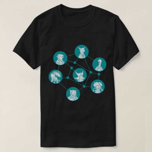 Stellaris players  tシャツ (デザイン正面)