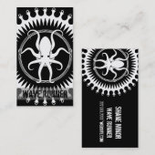 StellaRootのタコのCrackenパターン 名刺 (正面/裏面)