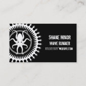 StellaRootのタコのCrackenパターン 名刺 (裏面)