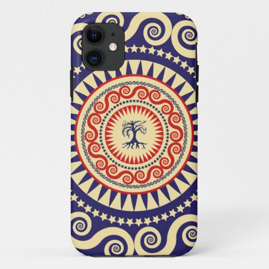 StellaRootの木RNCパターン Case-Mate iPhoneケース (裏面)