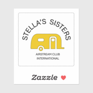 Stella's Sisters Extra Small Square Vinyl Sticker シール
