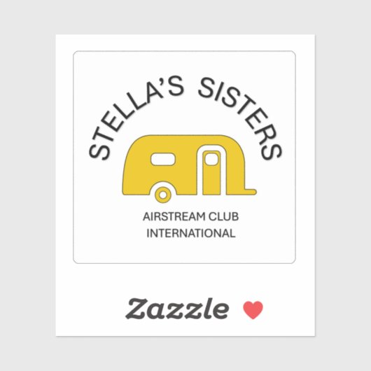 Stella's Sisters Extra Small Square Vinyl Sticker シール (シート)