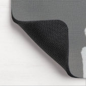 Stellerのジェイのシルエットのマウスパッド マウスパッド (コーナー)