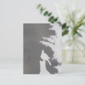 Stellerのジェイのシルエット ポストカード (スタンド正面)