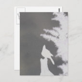 Stellerのジェイのシルエット ポストカード (正面/裏面)