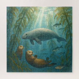 Steller’s Sea Cow Tranquil Kelp Forest ジグソーパズル