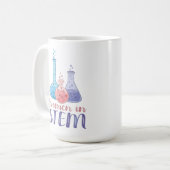 STEMの女性 コーヒーマグカップ (正面左)