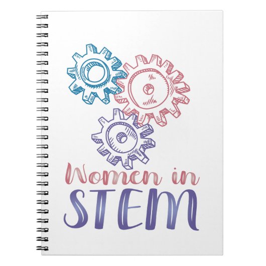 STEMの女性 ノートブック (正面)