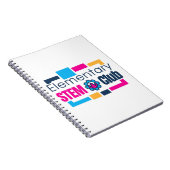 STEMクラブのロゴノートブック ノートブック (右側)