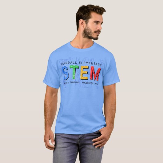 STEMクラブ教育 Tシャツ (正面フル)
