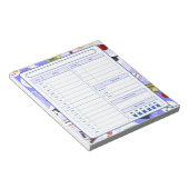 STEMサイエンス先生デイリープランナー ノートパッド (アングル)