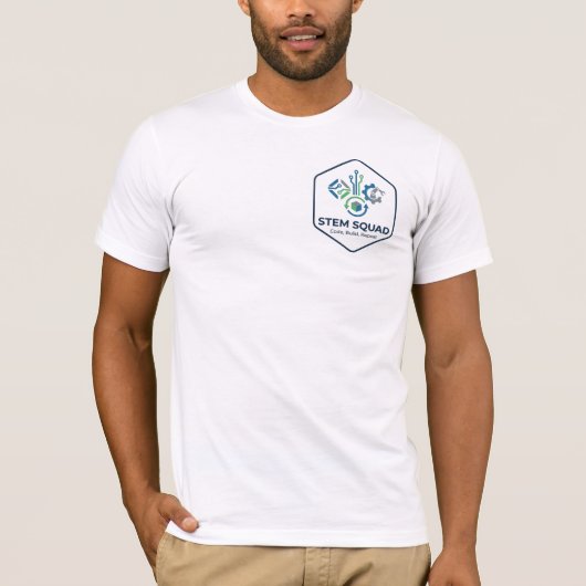 STEMサークル コーディングを繰り返せ 若きコーダーたちへ Tシャツ (正面)