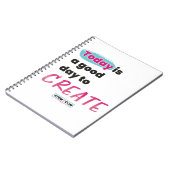 STEMノートブック – 今日は作成に適した日 ノートブック (左側)