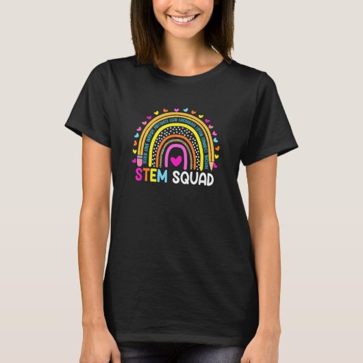 STEMフェミニスト STEM教師 科学 技術 エンジニア Tシャツ (正面)