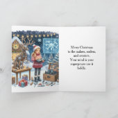 STEMホリデーグリーティング テックガールズ クリスマスカード (内部)