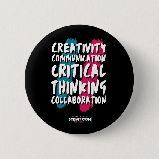 STEMボタンの4 C(4 C) 缶バッジ (正面)