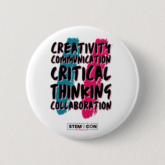 STEMボタンの4 C(4 C) 缶バッジ (正面)