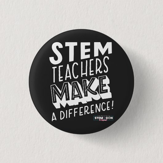 STEM先生がDifferenceボタンを作成 缶バッジ (正面)