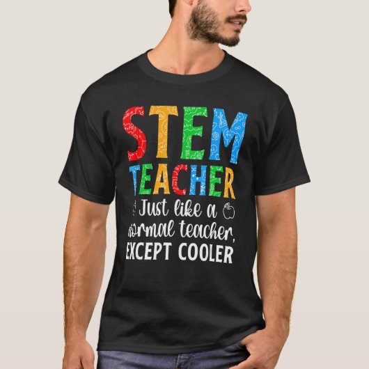 STEM先生科学技術エンジニアリング数学 Tシャツ (正面)