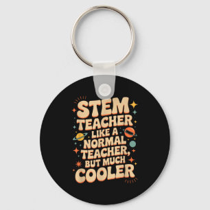 STEM教師の定義 楽しい科学 数学 テック Tシャツ キーホルダー