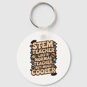 STEM教師の定義 楽しい科学 数学 テック Tシャツ キーホルダー