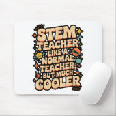 STEM教師の定義 面白い 科学 数学 テック Tシャツ マウスパッド (マウス)