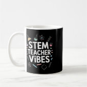STEM教師の気分、STEAM科学数学教育 コーヒーマグカップ (左)
